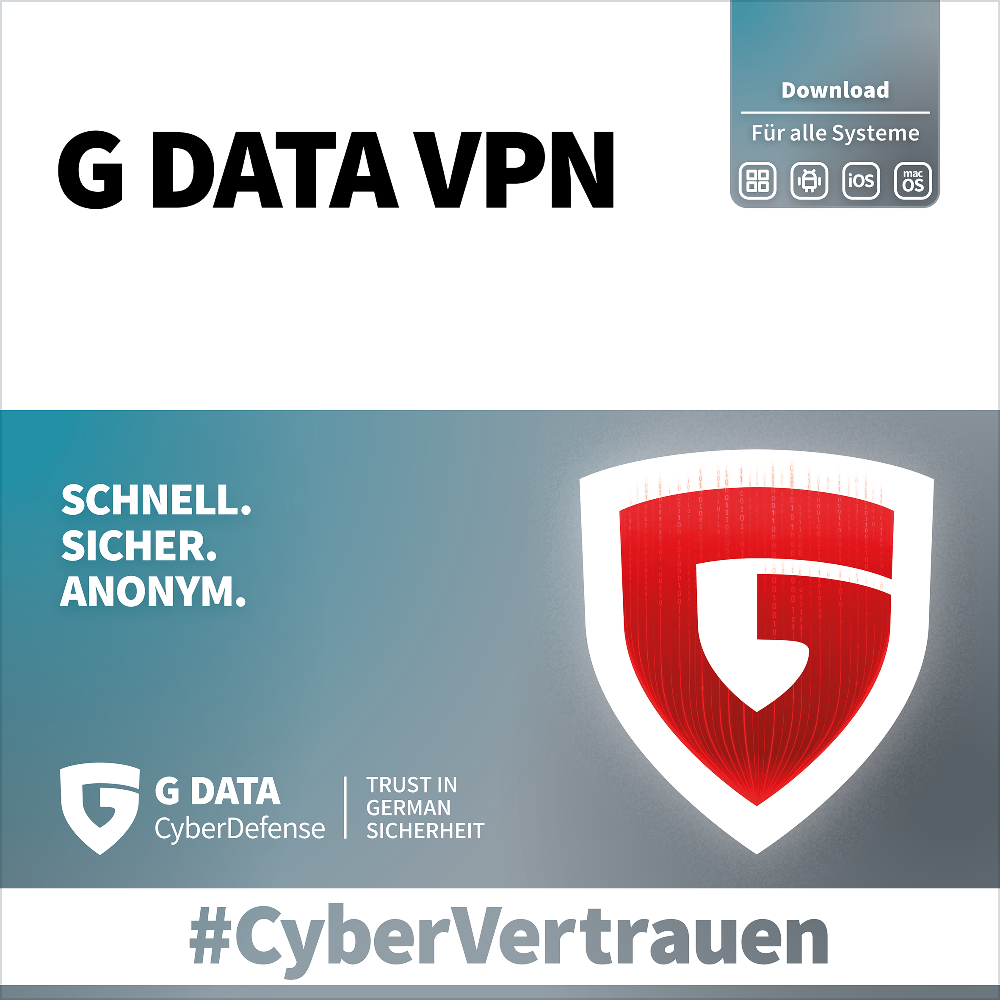 G DATA VPN (10 Device - 2 Jahre) ESD