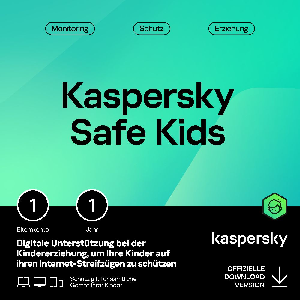 Kaspersky Safe Kids (1 Device - 1 Year) DACH ESD