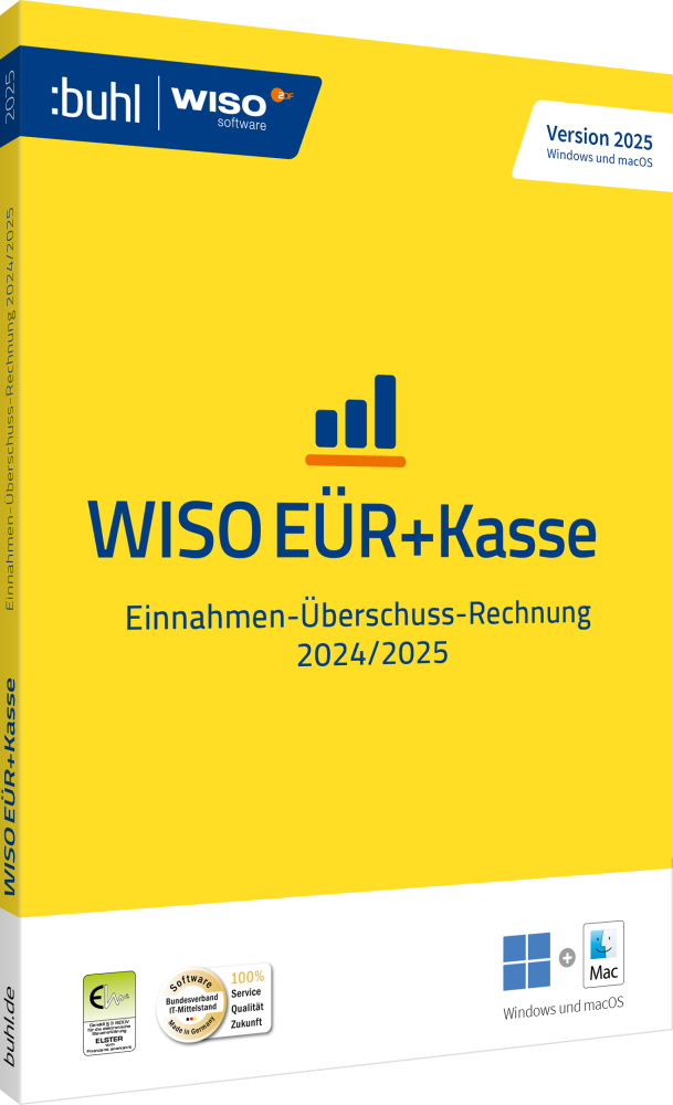 WISO EÜR & Kasse 2025 ESD