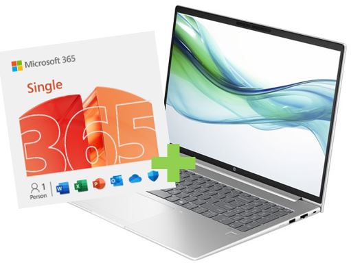 HP ProBook 460 G11 Notebook 40,6cm (16") & Microsoft 365 Single Bundle