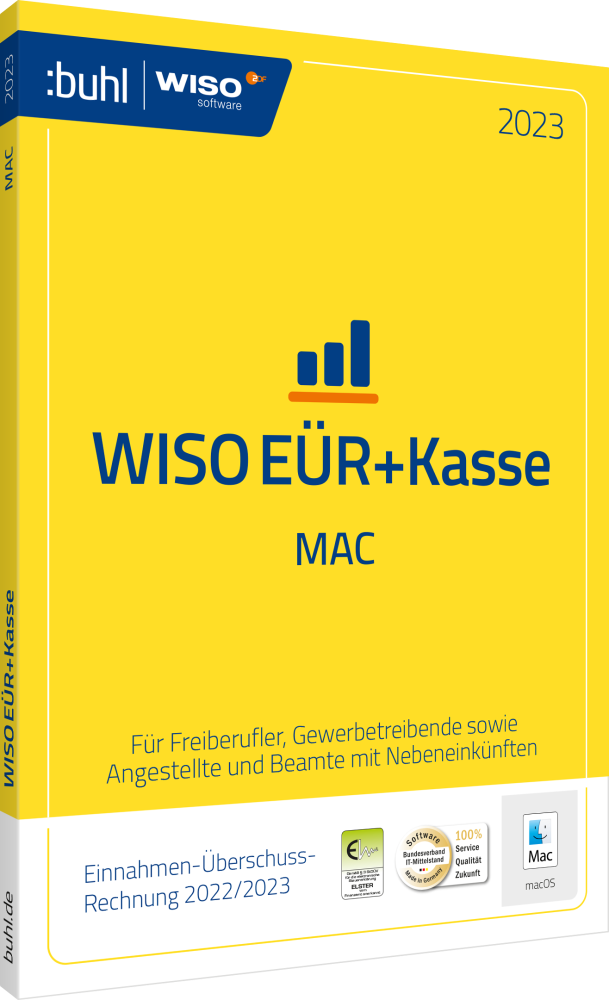 WISO EÜR & Kasse:Mac 2023 ESD