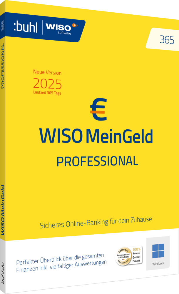 WISO Mein Geld Professional 365 (Version 2026) ESD