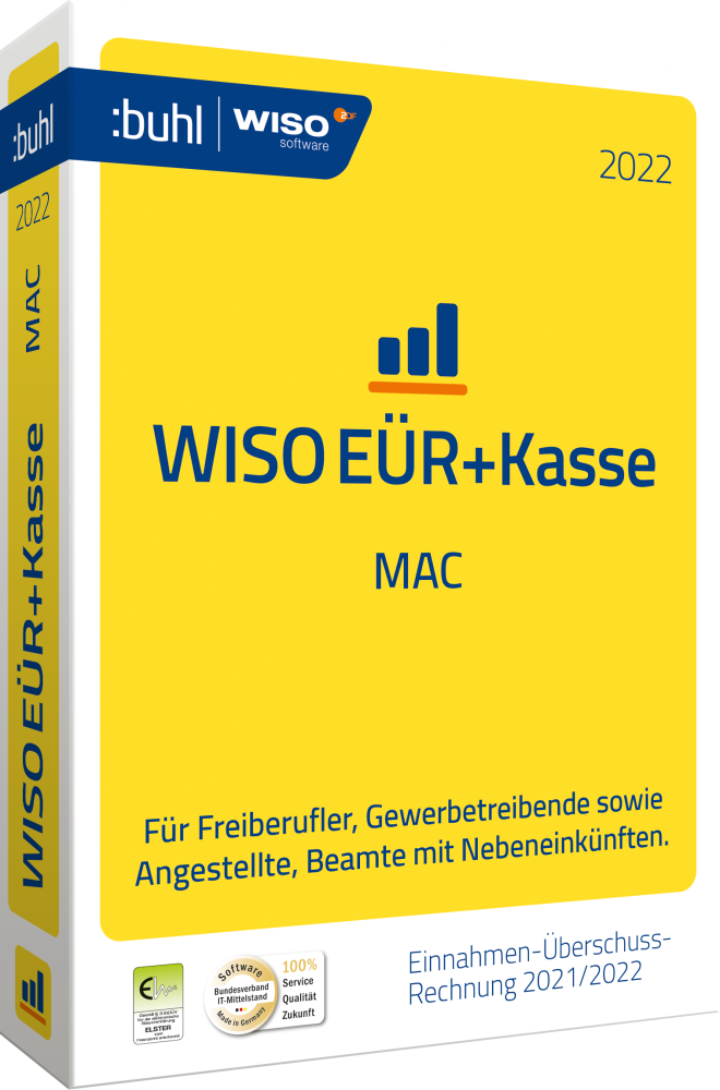 WISO EÜR & Kasse:Mac 2022 ESD
