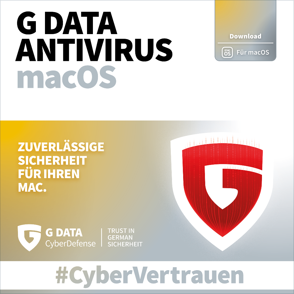 G DATA Antivirus macOS (1 Device - 1 Jahr) ESD
