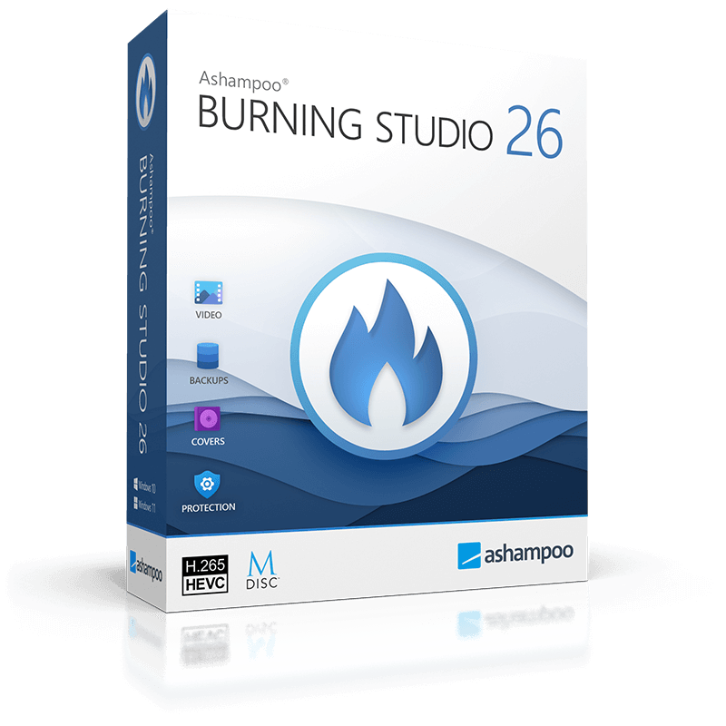 Ashampoo Burning Studio 26 (1 PC - perpetual) ESD