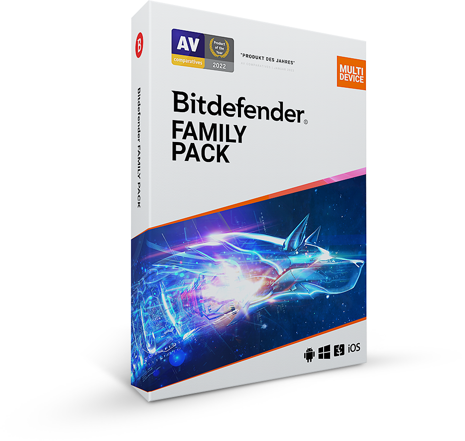 Bitdefender Family Pack (15 Devices - 1 Year) DACH ESD